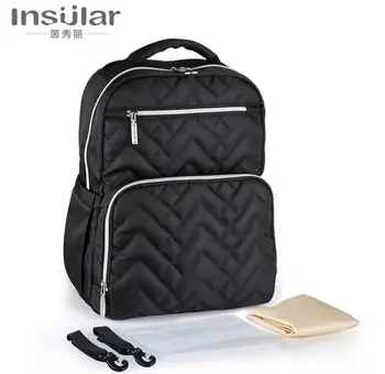 

Insular Baby Bag Mummy Maternity Diaper Bag Large Capacity Baby Nappy Travel Backpack Designer Nursing Stroller Bag For Dad Mom