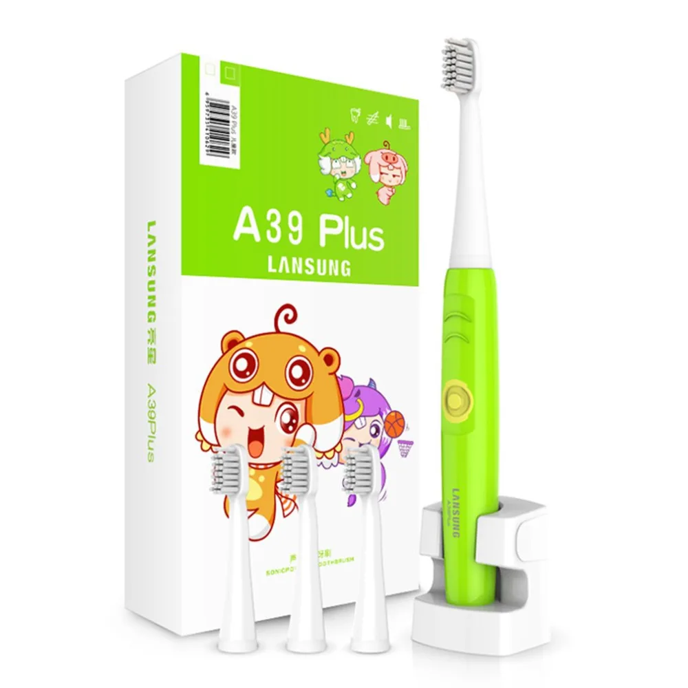 A39Plus электрическая ультразвуковая зубная щетка водостойкая Беспроводная Индуктивная зарядка зубная щетка для отбеливания зубов