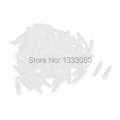 

100Pcs 6x30mm Point Ended PCB Test Fixture Parts Plate POM Pressure Bar White