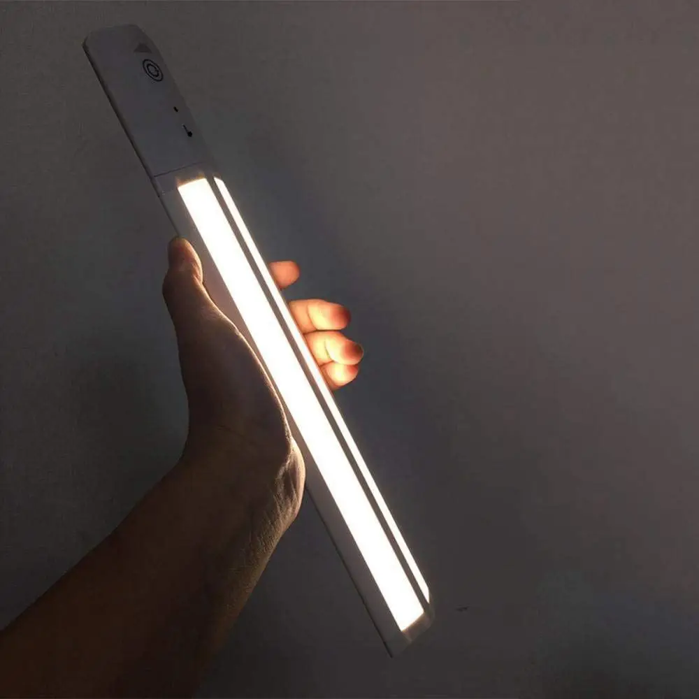 

Motion Sensor Closet LED Night Light Under Cabinet LED Light with Detachable USB Rechargeable Battery Touch-Control 24 LED