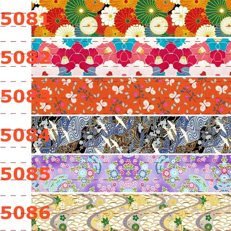 

New 50 yards dark color style flowers ribbon printed grosgrain ribbon 5075-5086