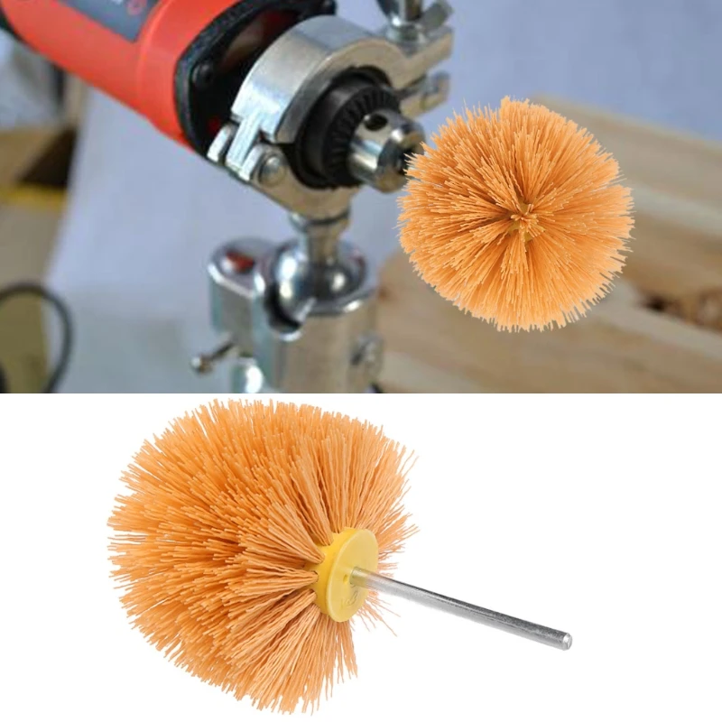 

Deburring Abrasive Steel Wire Brush Polishing Grinding Buffing Mushroom Shank LS'D Tool