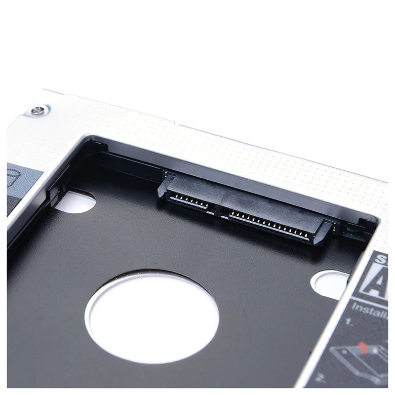 Универсальный 9,5 мм Caddy 2," 2nd Second Sata HDD SSD чехол Корпус Жесткий диск лоток для ноутбука CD DVD rom Оптический отсек для привода