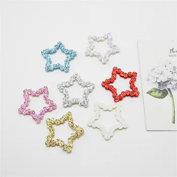 

3.5cm kawaii Star Pads Patches Appliques for Craft Clothes Sewing Supplies DIY Hair Clip Accessories