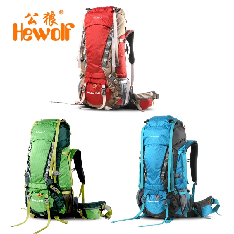Outdoor Climbing bag Waterproof Mountaineering Bag Hiking Backpack Camping Climbing Bag Sport Backpack Outdoor bags 65L