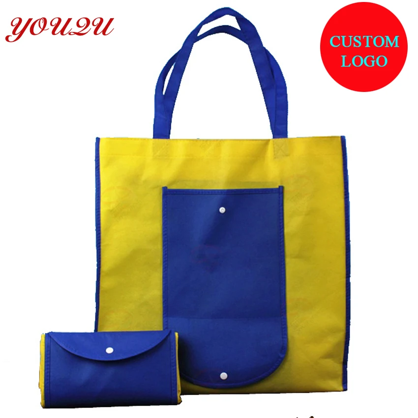 

PP non woven foldable shopping bag with custom logo printing