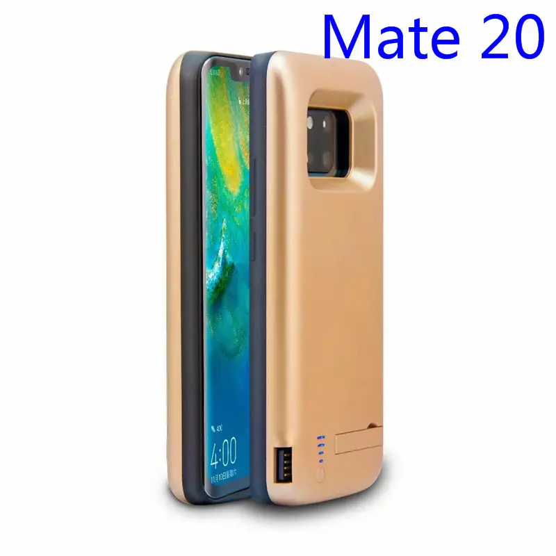 5V2A чехол для зарядного устройства для huawei mate 20 Pro, мягкая силиконовая рамка, внешний аккумулятор, чехол s для huawei mate 20, чехол для зарядки - Цвет: Mate 20-Gold