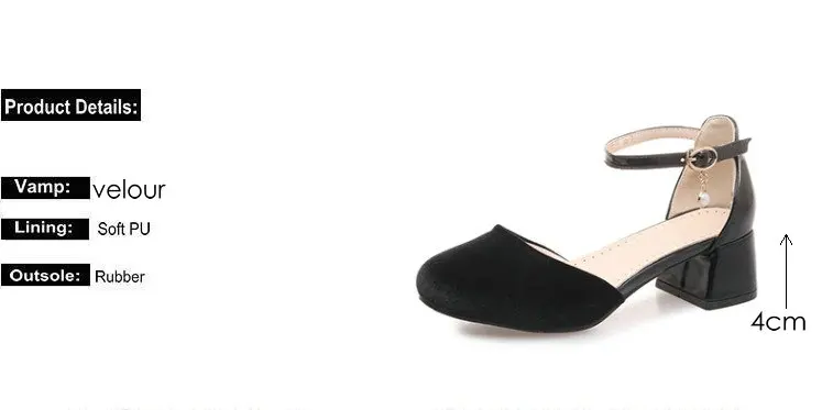 ZawsThia/ бархатные велюровые милые женские Туфли Мэри Джейн, элегантные женские летние туфли с жемчугом, женские туфли сандалии размера плюс 10,5, 44, 45