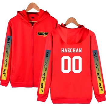 

Nct 127 Printed Letter Streetwear Hoodies High Quality Hooded Sweatshirt Men & Women Zipper Hoodie Casual Loose Brand Clothing