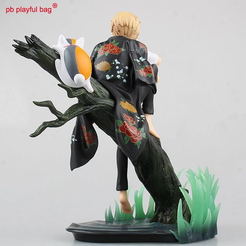 17cm Pvc Book Of Friends Action Figure One Piece Anime Figurine Cat Teacher Takashi Tree Branch Scene 07 Aliexpress