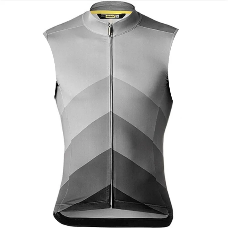 2019 Summer Mavic Pro Team Men Sleeveless Breathable Cycling Jersey Ropa ciclismo mtb Bike Clothes Quick Dry Bicycle clothing