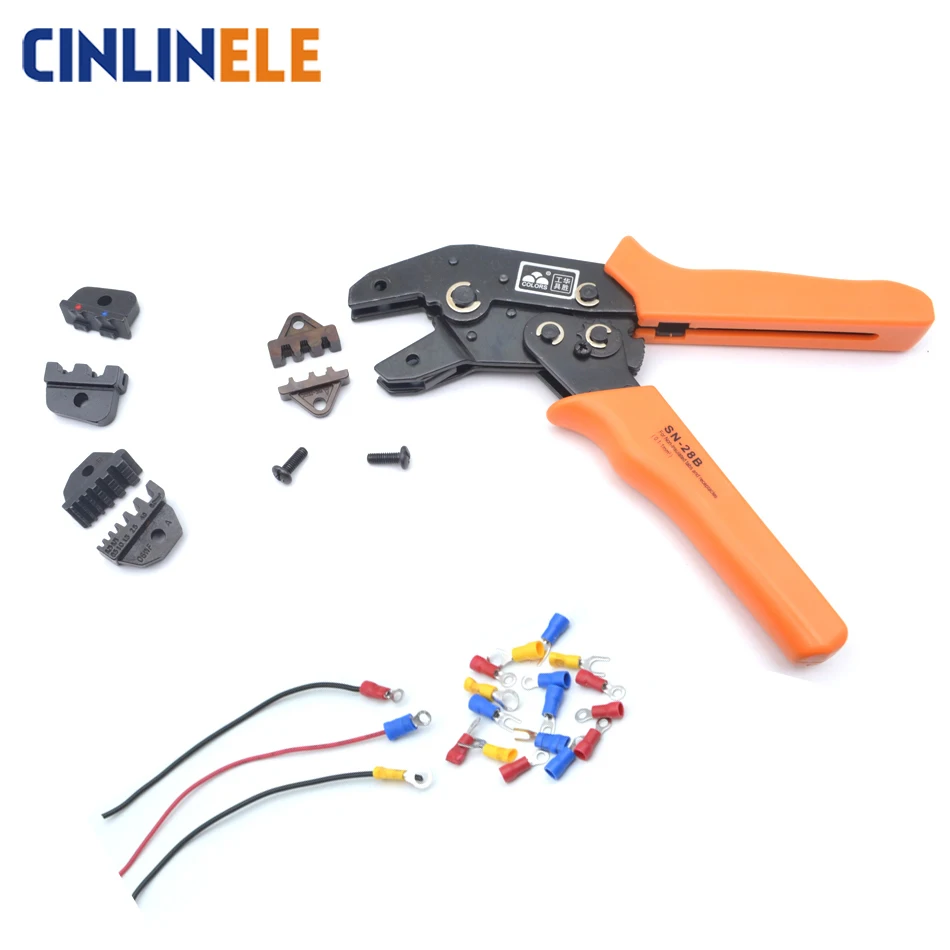 

Free Shipping Crimping Tool Wiring Crimp Pliers Bare Insulation Ratchet Terminals Multitool Portfolio Tools