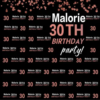 

custom birthday decor 18th birthday black photography studio background High quality Computer print party photo backdrop