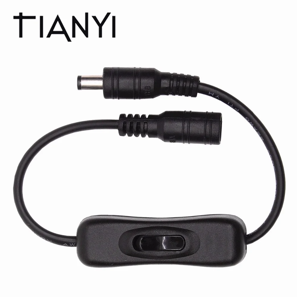 #cheap DC5 24V DC Male and Female Connector Switch Inline 304 Switch ON OFF For SMD 5050 5630 2835 3528 3014 LED Strip Light