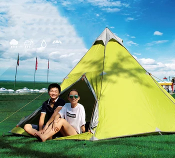 

Hot Selling Supper Large 6-8 Person Waterproof Outdoor Mongolian Yurts Tent, CZX-023 Foldable Camping Yurt Tent