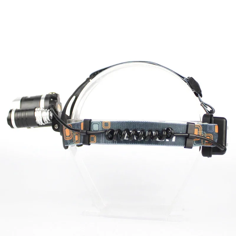 BORUIT RJ 3000 1xCREE XM L2 белый свет + 2xCREE XPE R2 зеленый 1600 люмен 3 режима охоты USB