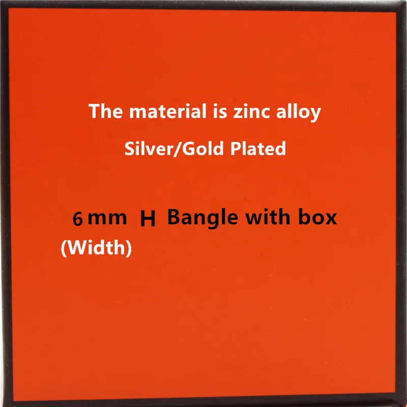 

Luxury Brand 6mm Zinc Alloy Letter lover Bracelet Bangle Women Logo Enamel Bracelet Cuff BangleS Original Box WX011