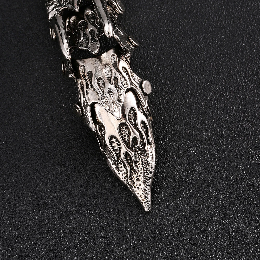 Dragon Ring for Men - Fashionable Punk Alloy Silver Jewelry Accessory image 6