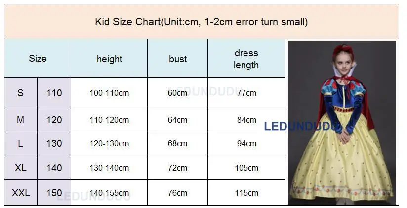 2018 New Arrival High Quality Snow Whit Cosplay Costume for Kid Girls Princess Gem Dress Children Halloween Carnival Party Dress
