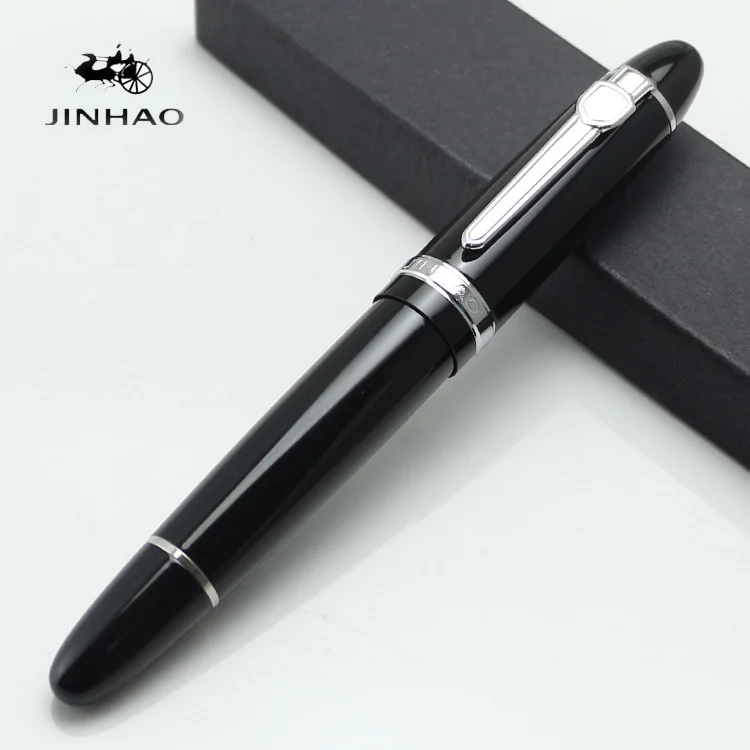 JINHAO 159, Ручка-роллер, черная, фиолетовая, золотая отделка, большая, тяжелая, крученая, роскошная, для письма, милые ручки, подарок, несколько цветов