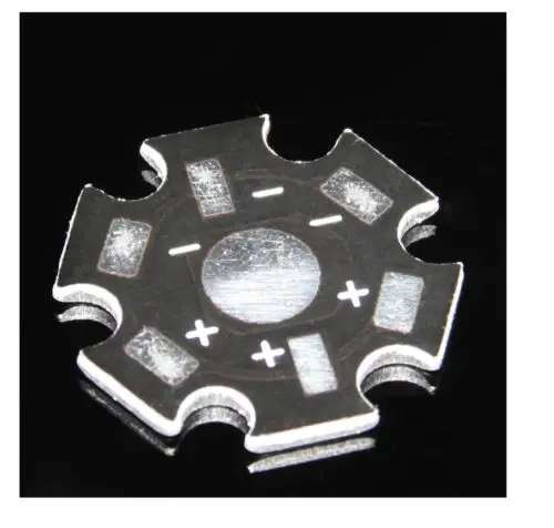 

12pcs 1W 3W 5W High Power LED Universal Aluminum Plate Heat sink LED