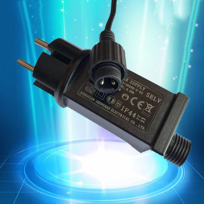 

2PCS Power adapter 31V 6W always bright /flash drive power LED driver EU Plug with switch