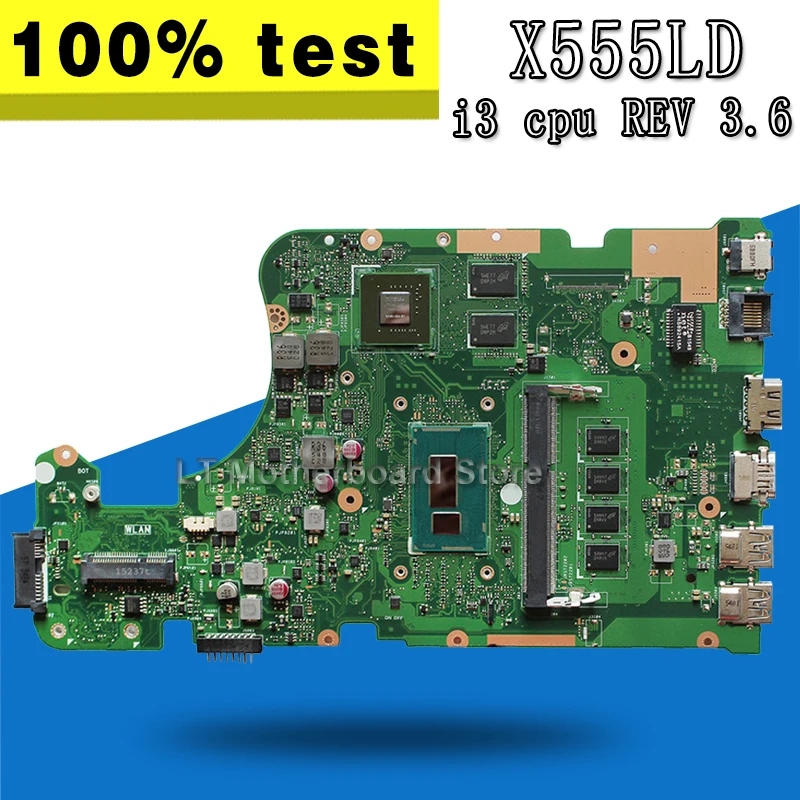 X555LD Motherboard REV 3.6 i3 CPU 4GB GT840M for ASUS X555LN X555L F555LD Laptop Motherboard X555LD Mainboard X555LD motherboard X555LD Motherboard REV 3.6 i3 CPU 4GB GT840M for ASUS X555LN X555L F555LD Laptop Motherboard X555LD Mainboard X555LD motherboard