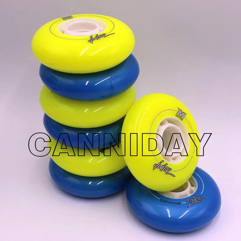 

4/8PCS 72/76/80mm MATTER Wearable PU Roller Skating Wheels Accessories 85A