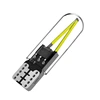 T10 194 2825 WY5W W5W filamento luces LED COB cáscara de cristal cuña Auto bombillas LED CANBUS ningún ERROR de lectura del coche lámpara Domo DC 12V ► Foto 3/6