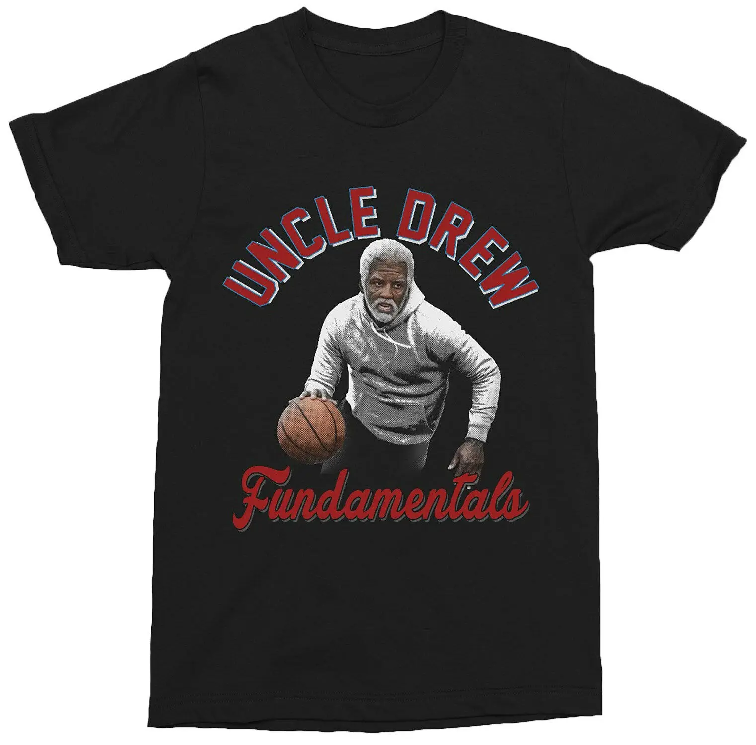 

Uncle Drew Fundamentals Adult T-Shirt - Sports comedy Movie, Kyrie Irving, Shaq
