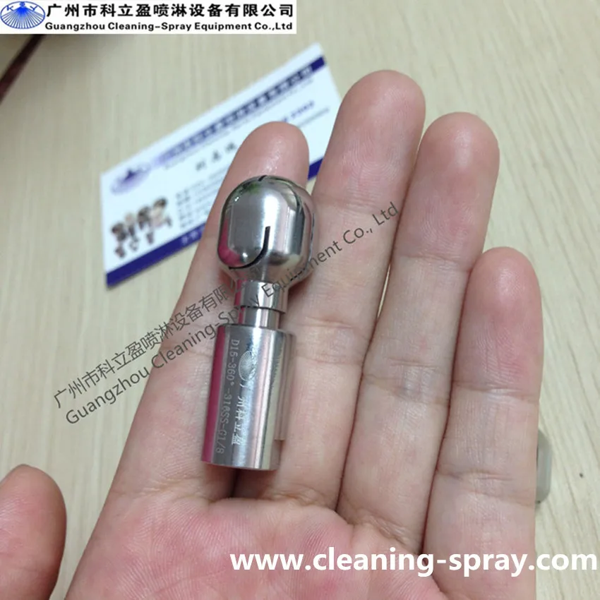 D15 1/8 &quotBSPP 316Lss CIP вращающийся спрей мяч для очистки бака|balls for|ball ballball 8 |