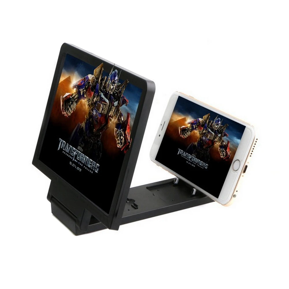 

Foldable 3 Times Mobile Phone Screen Magnifier Eyes Protection Display Video Screen Amplifier Enlarged Expander Stand Bracket