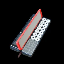 Многофункциональный для рыбалки, с двойным дном ящики для снастей, кейс для хранения рыболовных поплавков/рыболовная доска для наматывания ниток/аксессуары B090