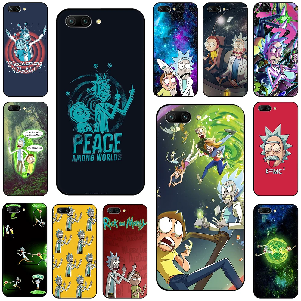 

Rick and Morty Soft TPU Case for Huawei Honor 10 8 9 Lite 6A 7A Pro 7c 7x 8c 8x Nova 3 3i Y5 Y9 Y6 Y7 Prime