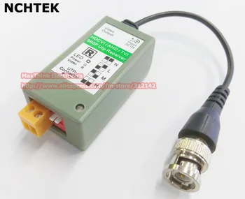 

NCHTEK High Definition Analog Transmitter,Single Channel Active Twisted Pair Video Receiver For CCTV Camera/Free shipping/1PAIRS