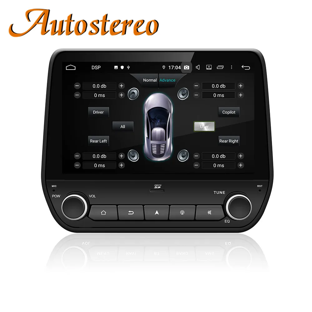 Best DSP MAX64GB Android 9 Car NO DVD Player GPS navigation For Ford Ecosport/Fiesta 2018 19 head unit multimedia radio tape recorder 6