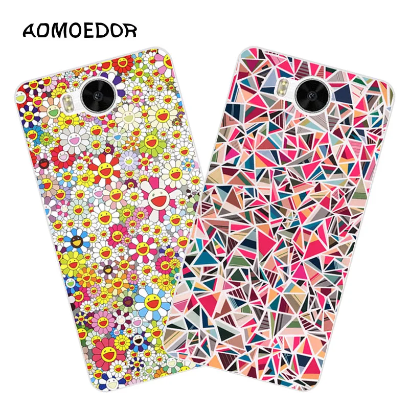 Huawei y3 ii Case Silicon Colorful images Painting Soft TPU Back Cover for 2 Phone fitted shell |