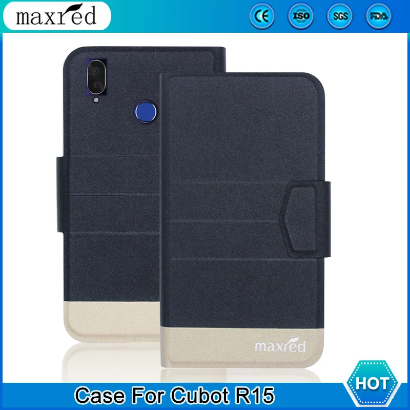 

5 Colors ! Cubot R15 Case 2019 High Quality Flip Ultra-thin Luxury Leather Protective Case For Cubot R15 Cover Phone