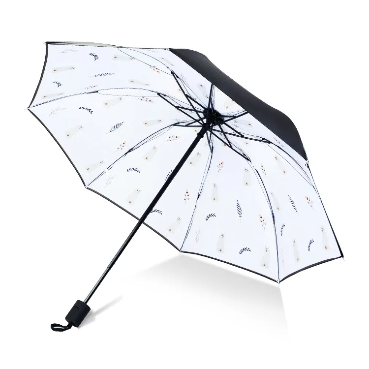 Только Jime мультфильм животных зонтик Детский ветрозащитный солнечный и дождливый зонтик модный путешествия портативный женский зонтик - Цвет: 3