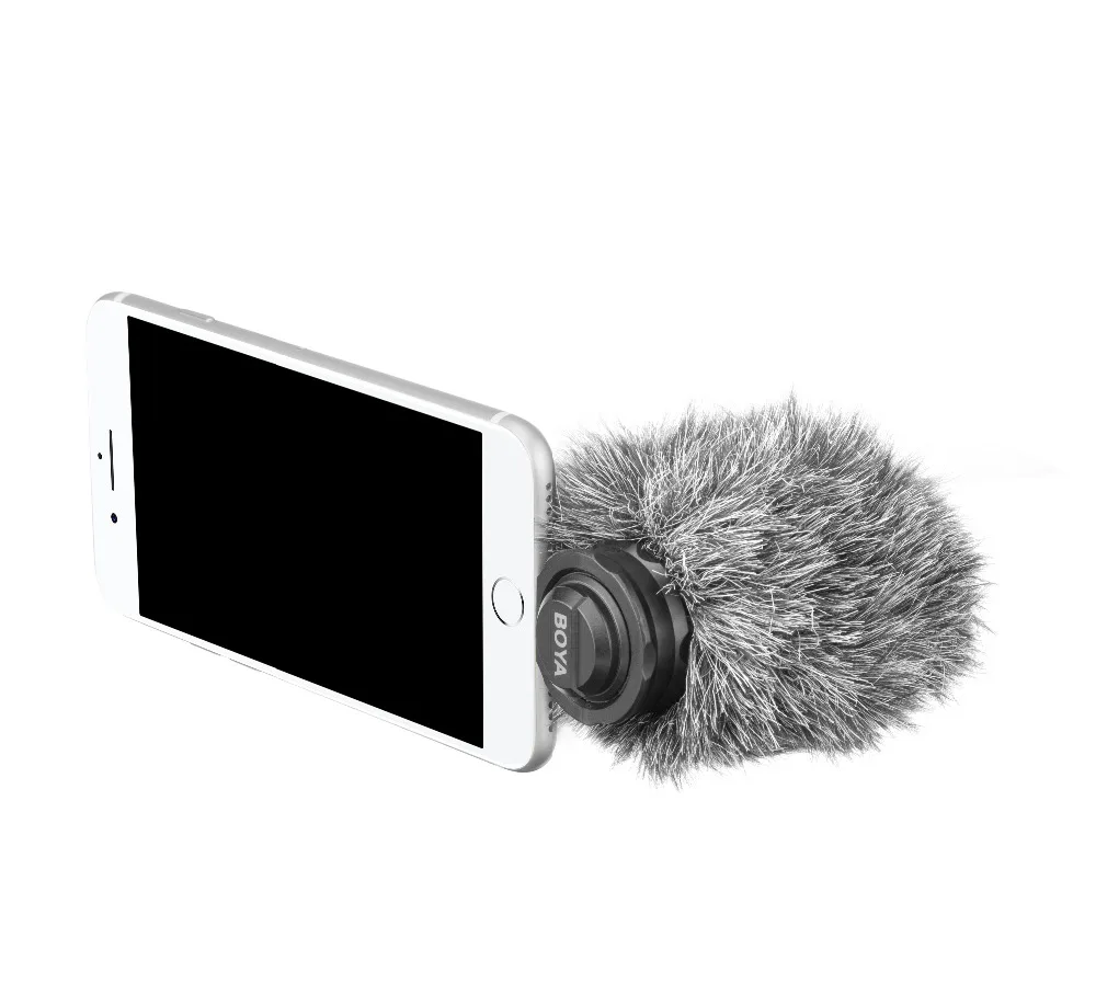 

BOYA BY-DM200 Microphone for iPhone Lightning Microphone Digital Stereo For IOS Connector Windscreen Recording Studio For iPhone