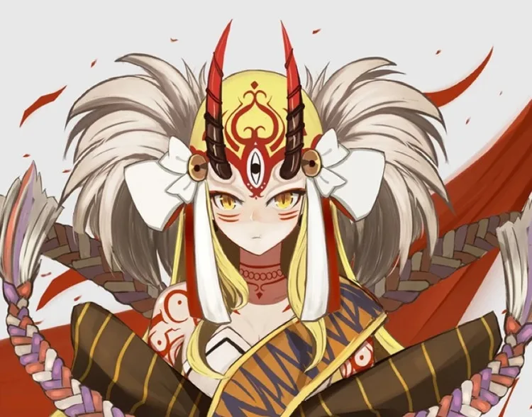 Fate Grand Order FGO Berserker Ibaraki douji головной убор рога для косплея|Аксессуары костюмов| |