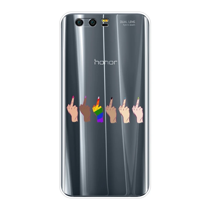 Чехол для телефона из ТПУ Huawei Honor 7 8 9 10 Lite феминистская девушка силиконовая задняя