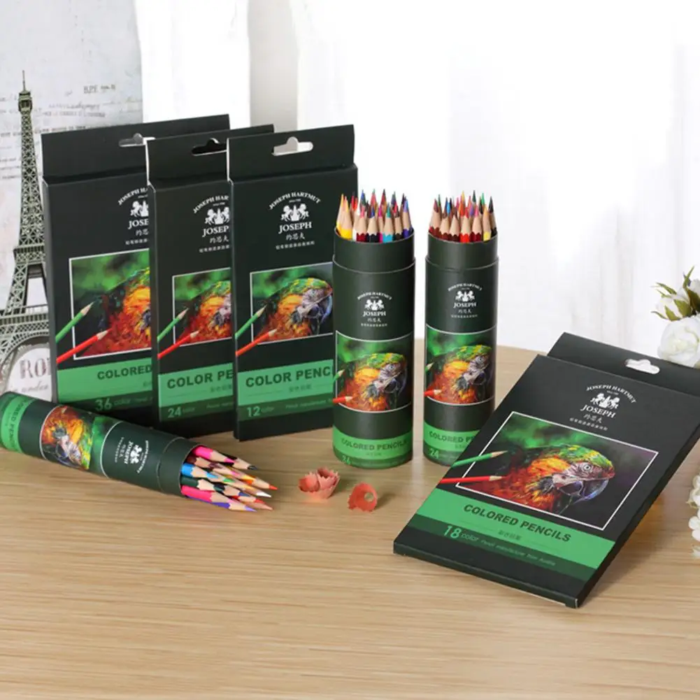 

12/24/36/48 Colour pencils Professionals Artist Painting Oil Color Pencil Y802 For Drawing Sketch Art Supplies for kids r20