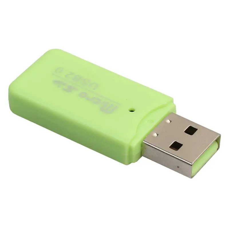 Mini USB 2 0 Card Reader TF карты адаптера Plug and Play яркие чтения карт памяти для Micro SD
