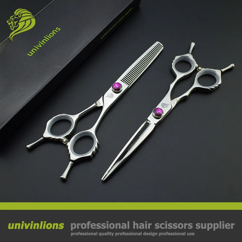 Tesoura de Cabelo Melhor Cabeleireiro Tesoura Desbaste Kit Barbeiro Profissional Suprimentos Corte Cabelo 6 Vg10 19 Cheap Tesouras de cabelo