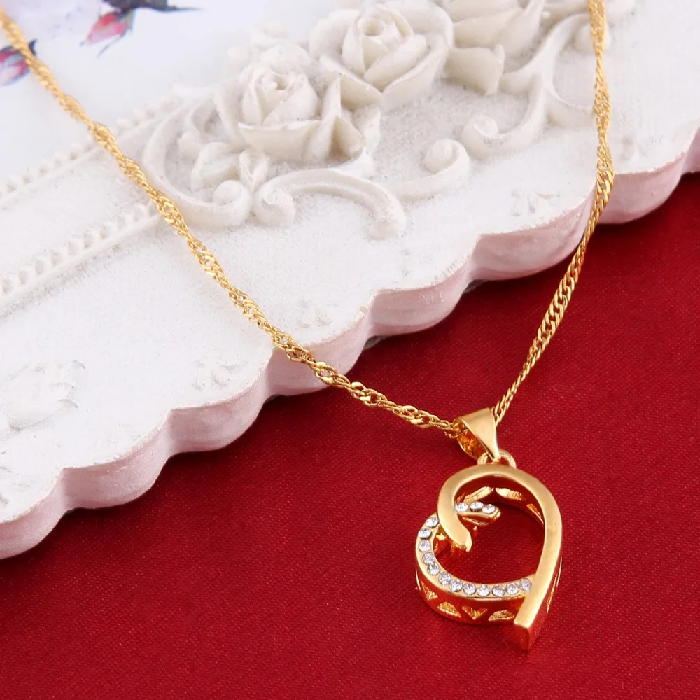 Bangrui-New-Women-Heart-Pendants-24K-Gold-Plated-Glass-Pendant-Stone-Jewelry-with-Necklace
