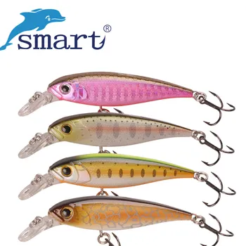 

Smart Minnow Bait 60mm/4.55g Fishing Lures Hard Bait VMC Treble Hooks Iscas Artificiais Leurre Souple Fishing Wobbler Lure