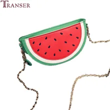 Transer Новая модная Милая летняя сумка Женская милая фруктовая сумка на плечо Оранжевая Сумка-арбуз A18 30