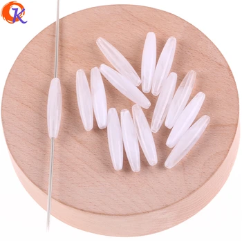 

Cordial Design 860Pcs/Lot 6*28mm Acrylic Beads/Jewelry Accessories/White Lined Beads/Flat Oval Beads/Earring Findings