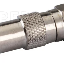 Superbat 5 шт. F к ТВ адаптер коаксиальный F штекер к ТВ Штекер прямой РЧ коаксиальный разъем